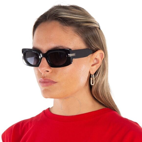 MARC JACOBS MJ 1075/S 807 Black Unisex Sunglasses New Authentic